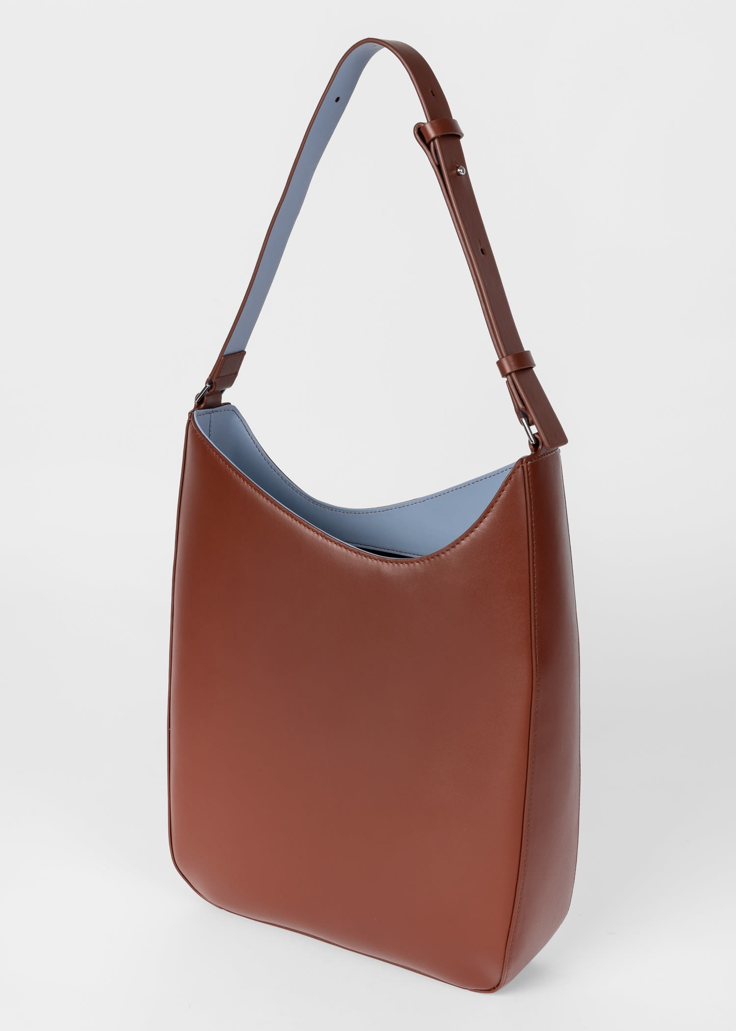 Brown Leather Tote Bag - 5