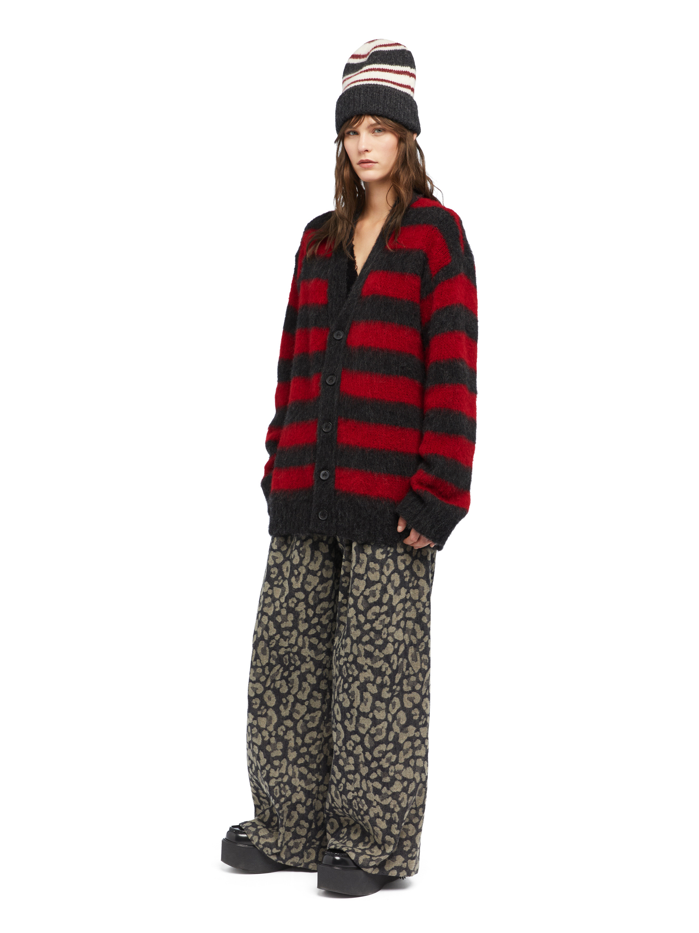 Grunge Stripes Cardigan - 5