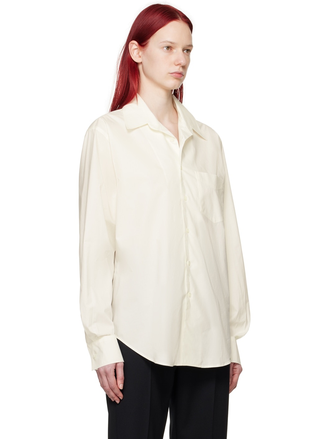 Off-White Cutout Shirt - 2