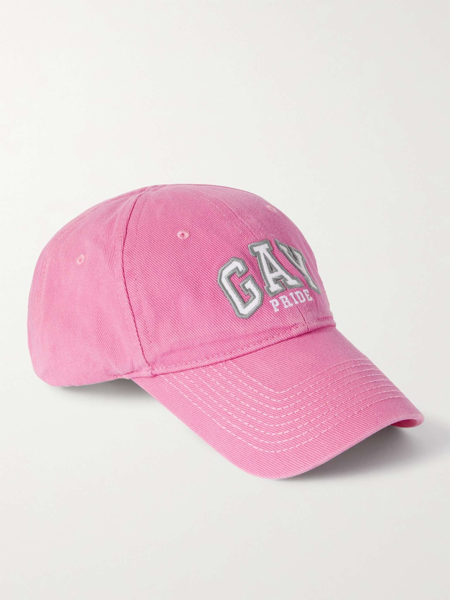 Embroidered Cotton-Twill Baseball Cap - 1