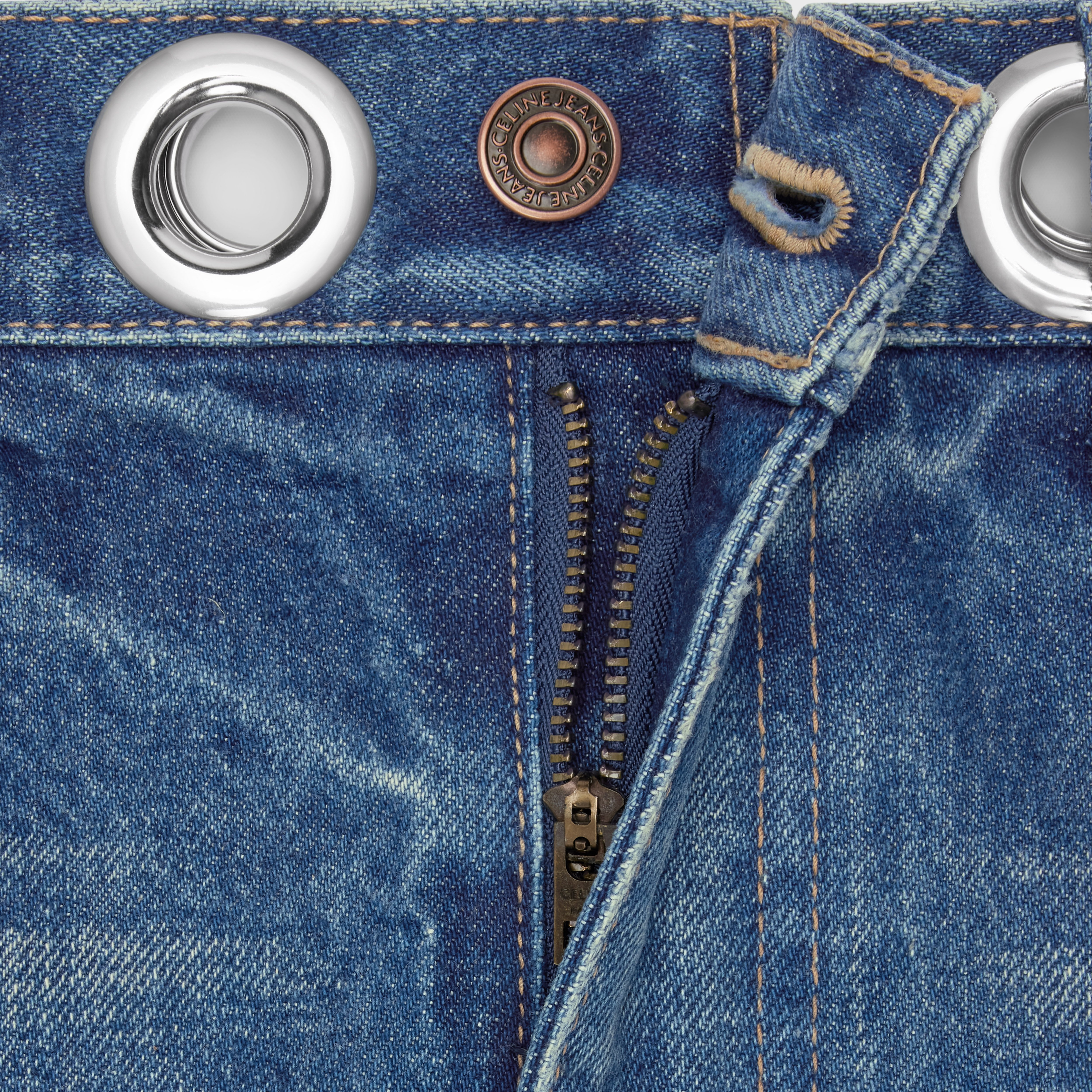 FLARED SURF JEANS IN DARK UNION WASH DENIM - 4