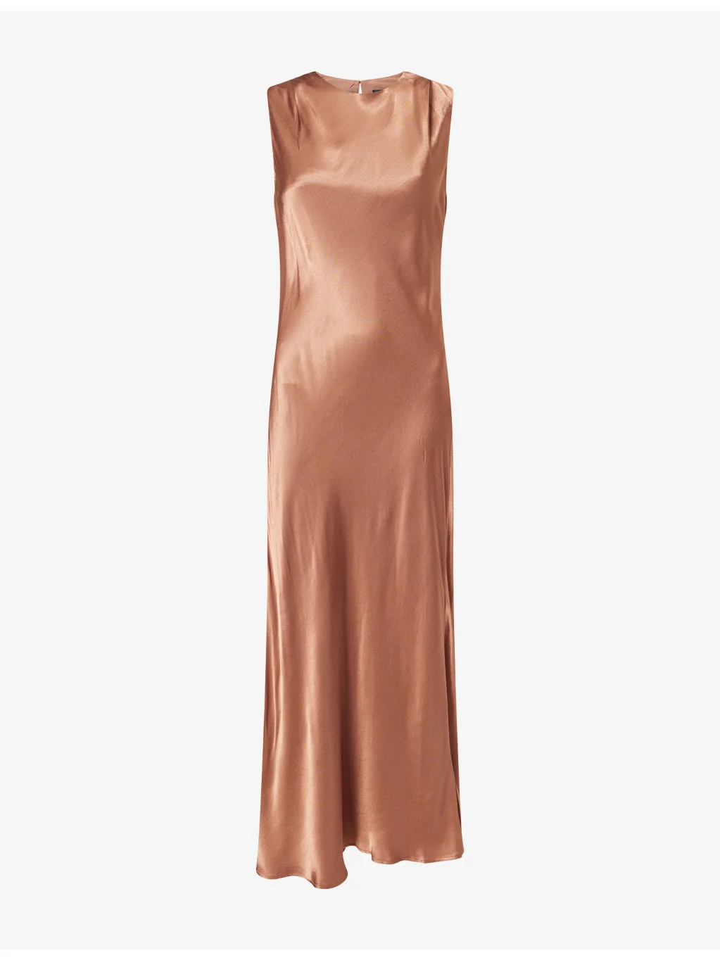 Mira Sleeveless Satin Maxi Dress - 1
