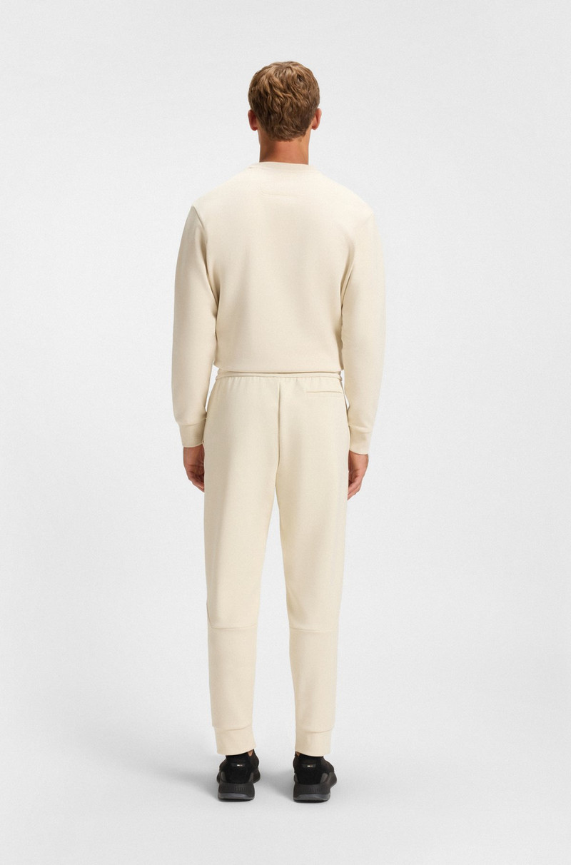 STRIPE-DETAIL ZIP-UP SWEATSHIRT IN A COTTON BLEND 5