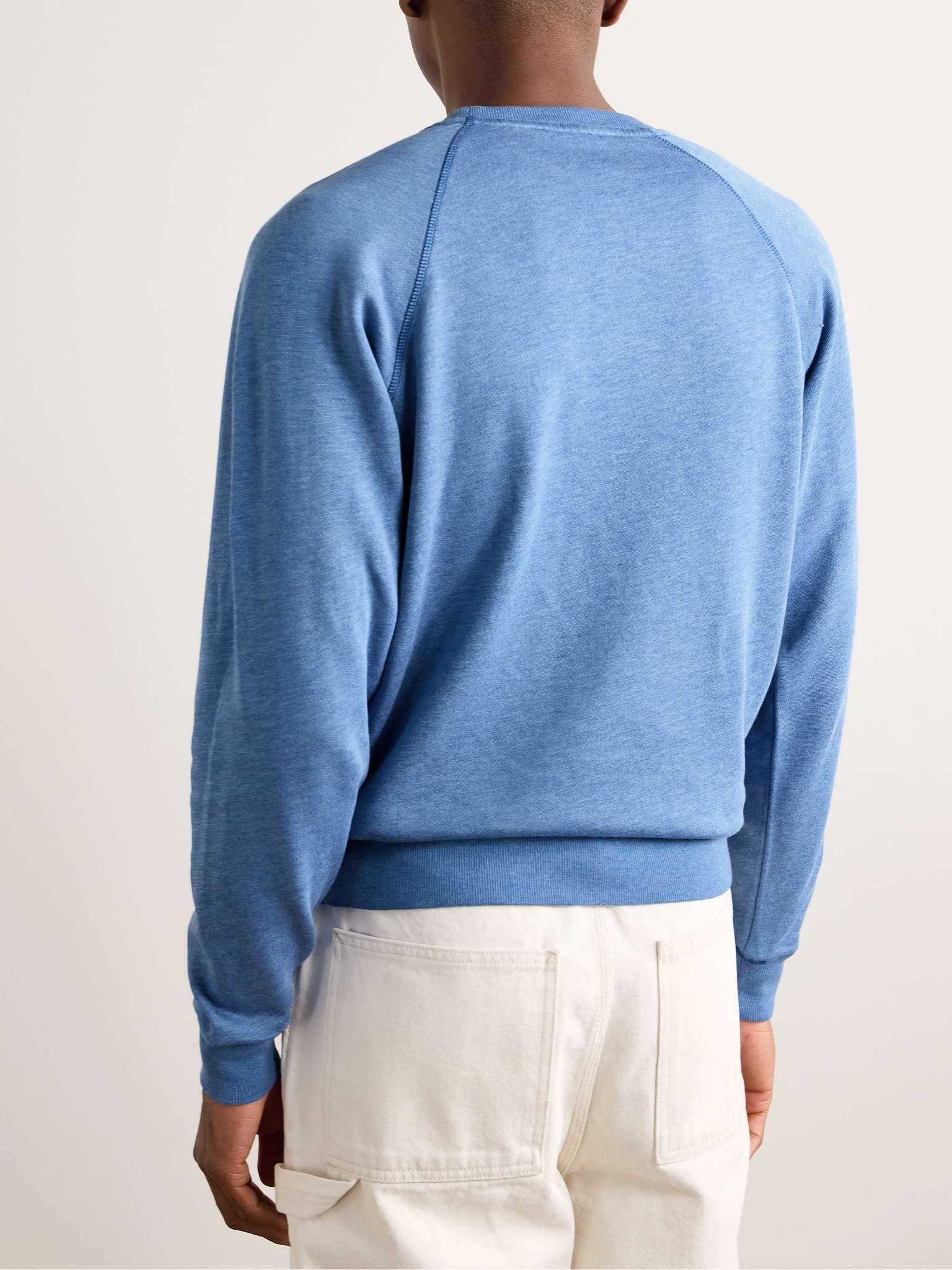 Cotton-Blend Jersey Sweatshirt - 4