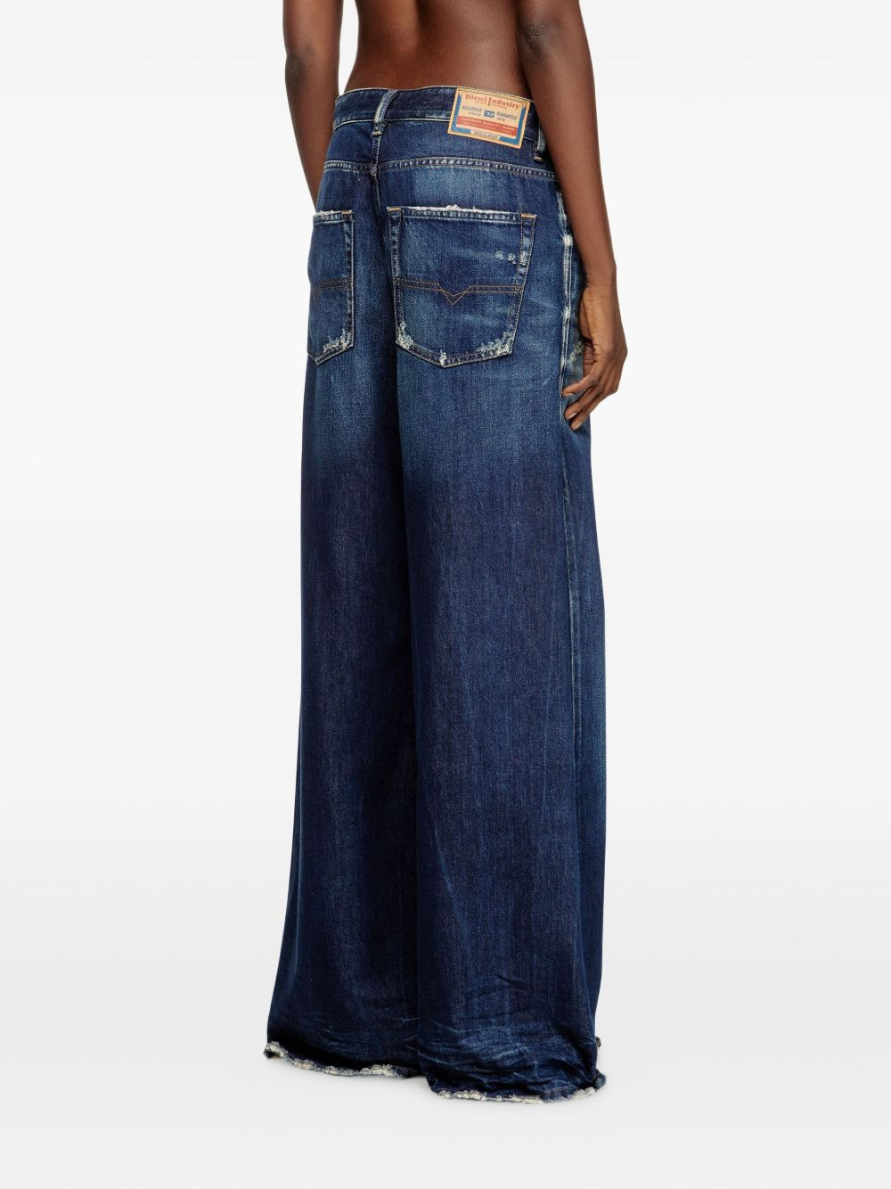 distressed-effect jeans - 4