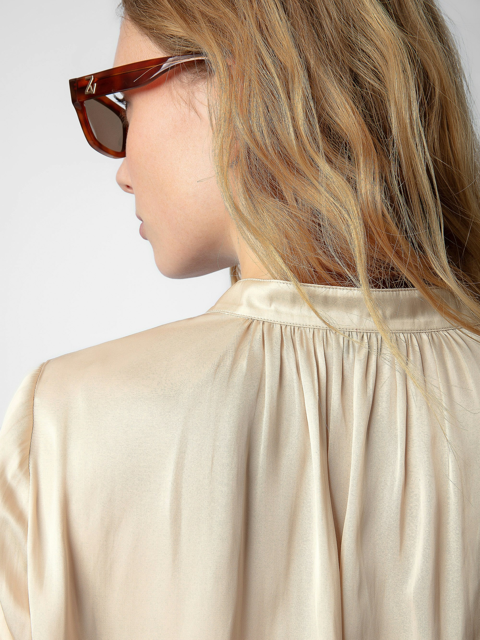 Tink Satin Blouse - 4