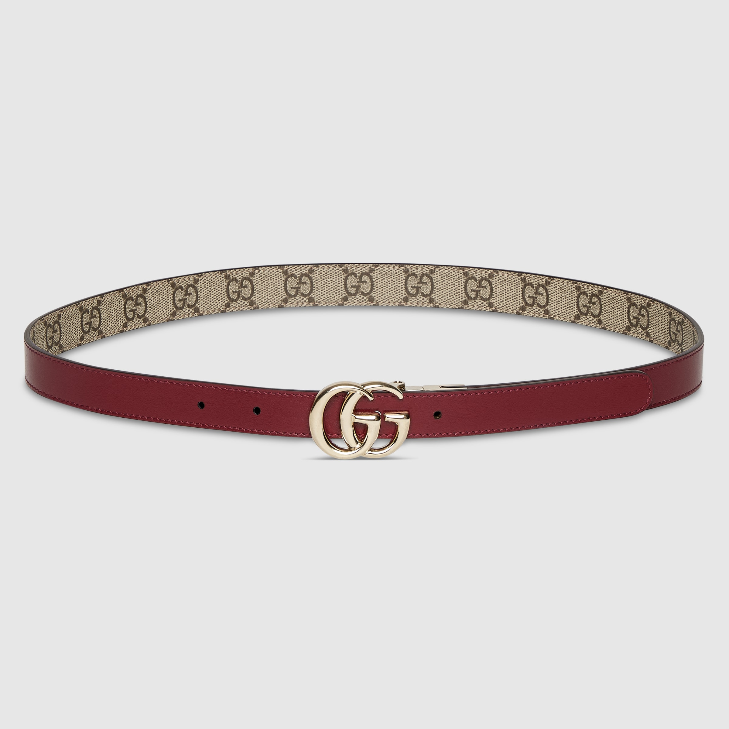 Reversible GG Marmont thin belt - 5