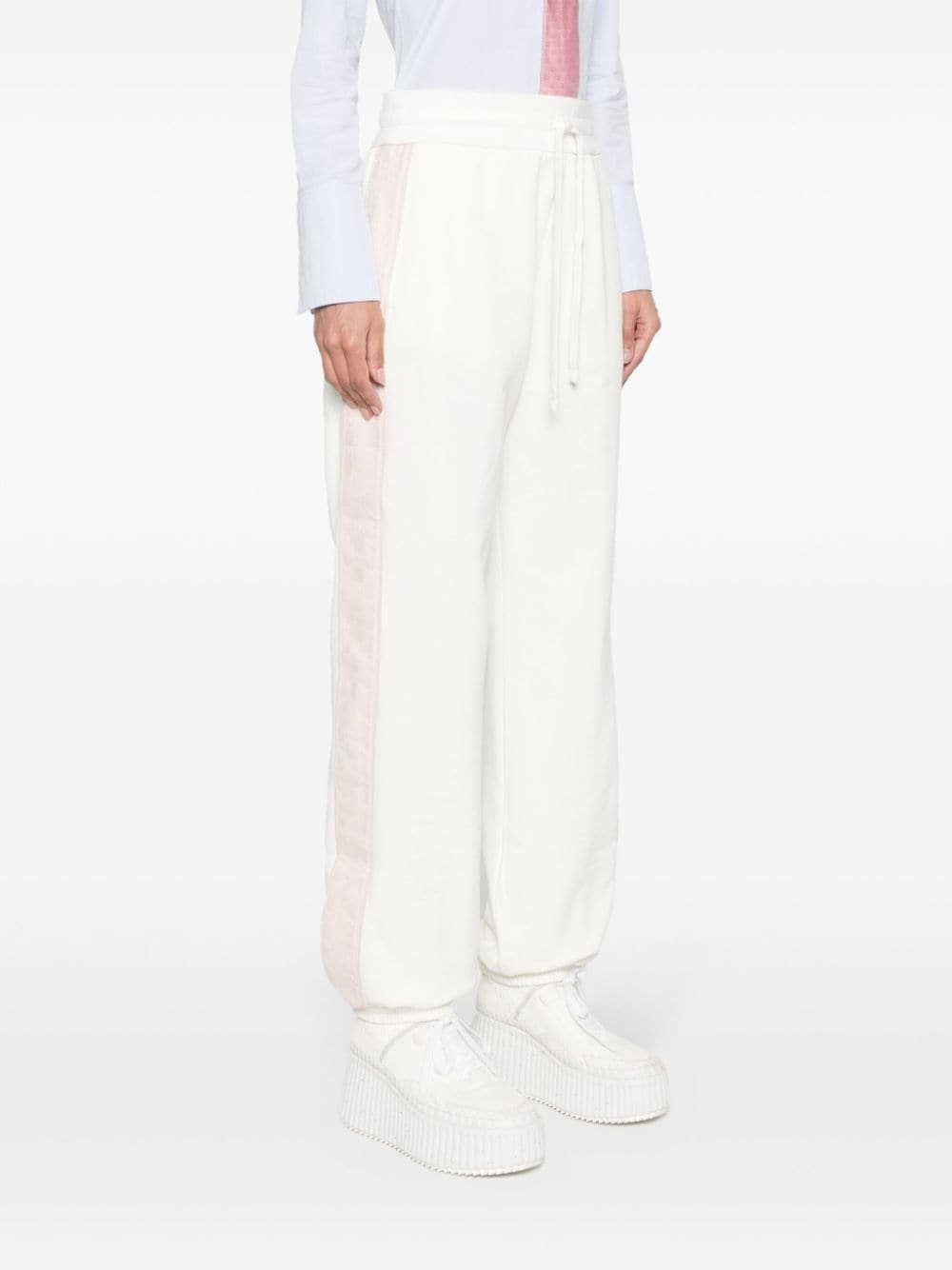 Interlocking G-patch cotton track pants - 3