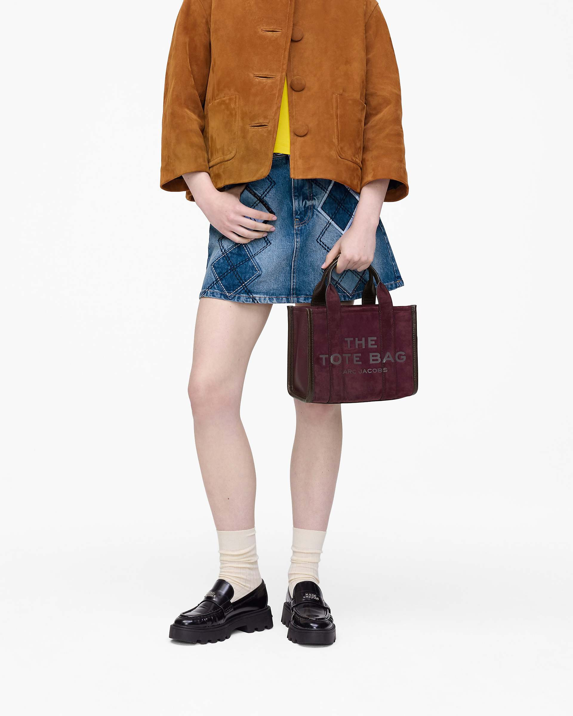 THE SUEDE SMALL TOTE BAG - 9