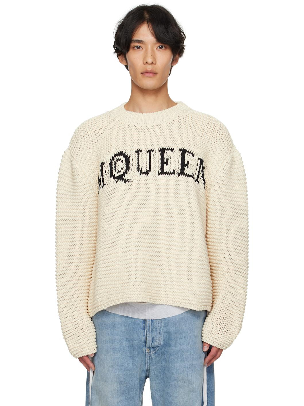 Off-White Crew Neck Long Sleeves Sweater - 1