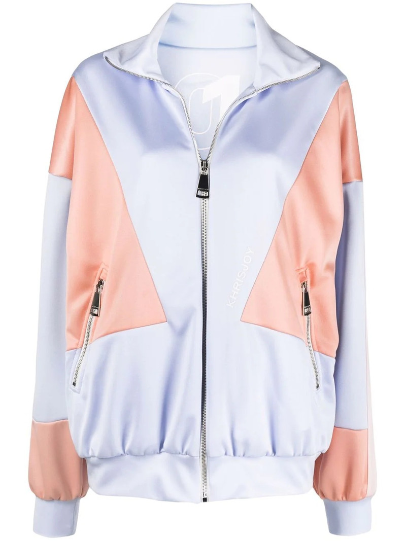 colour-block track jacket 1