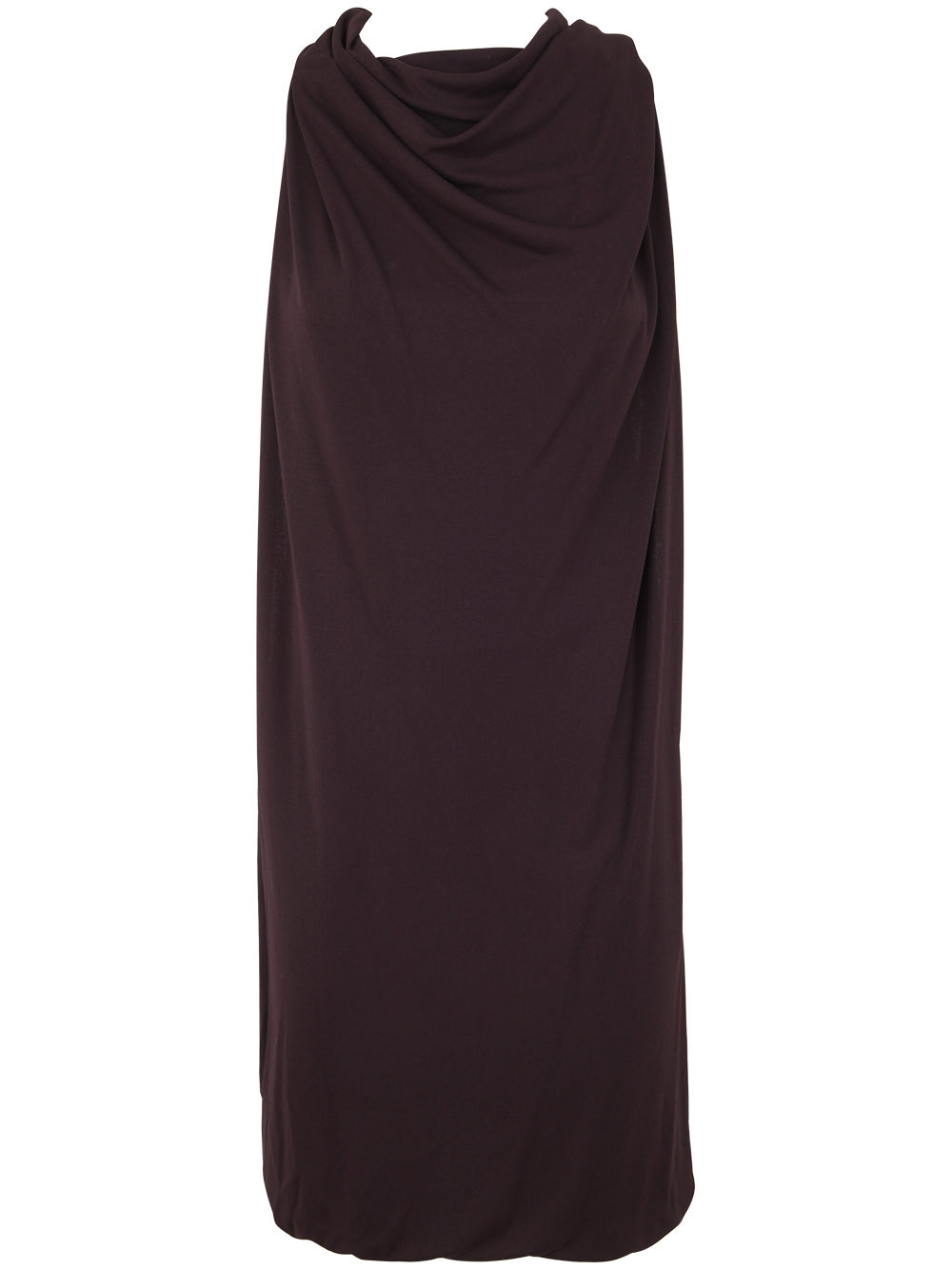 Lanvin Women Knee Scarf Dress Twisted Back - 5