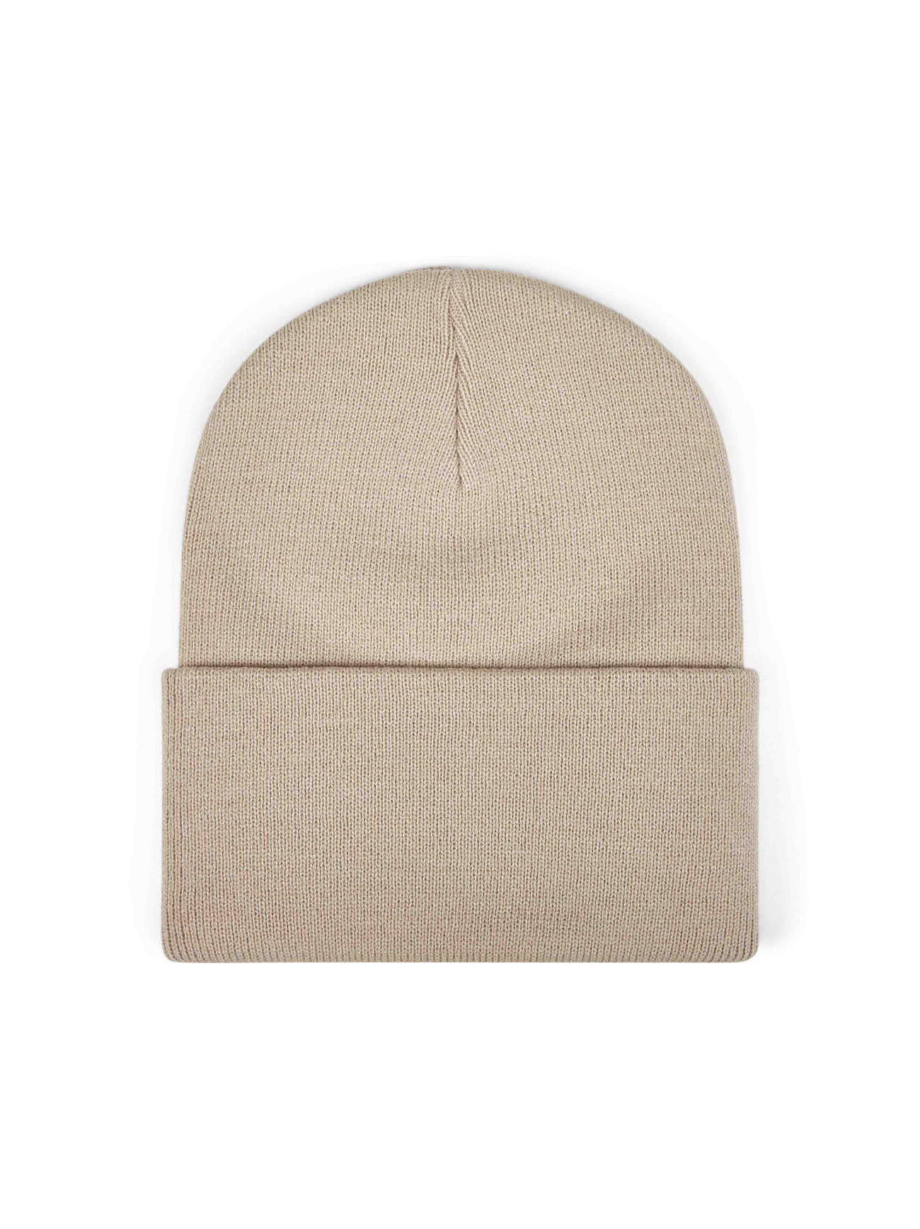 Beige Acrylic Watch beanie - 2