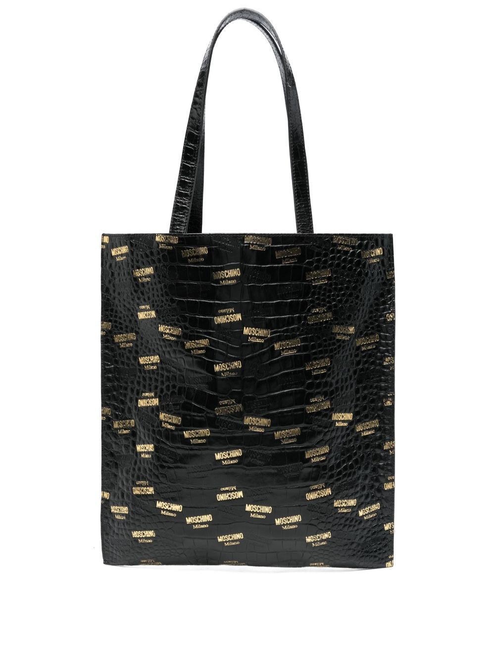 logo-print tote bag - 1