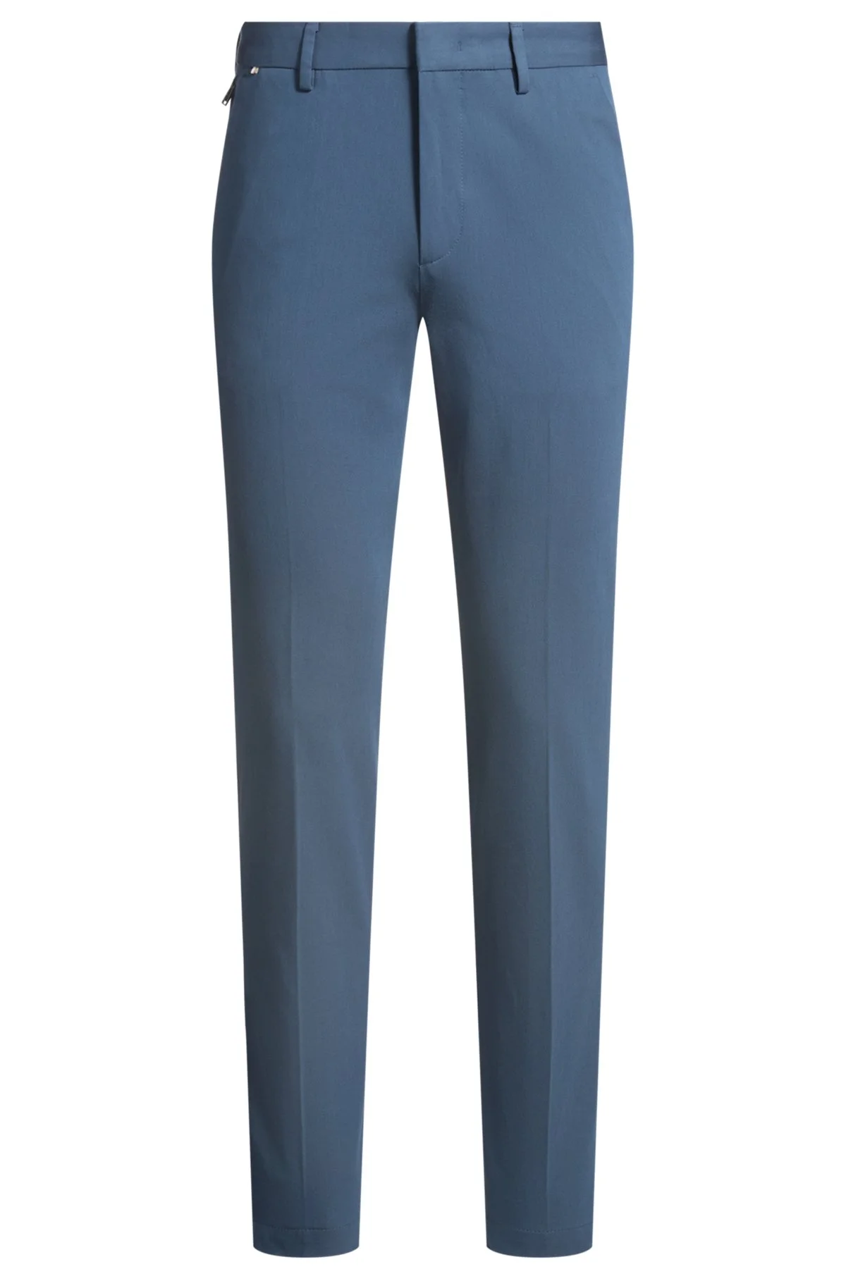 SLIM-FIT TROUSERS IN STRETCH COTTON - 1