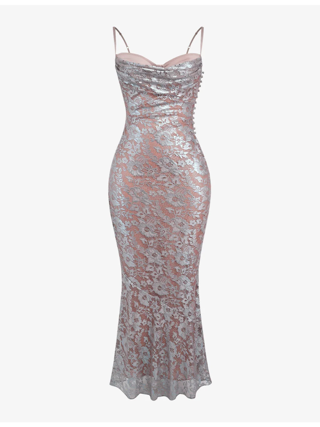 Azzurra floral-embroidered woven maxi dress - 1