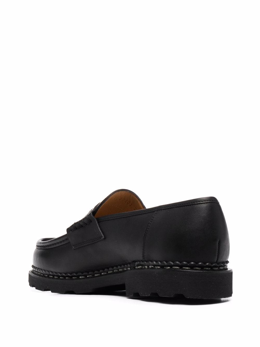 leather penny loafers - 3