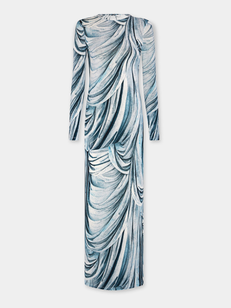 TROMPE L'¿IL BLUE STATUE PRINT에 있는 SECOND-SKIN DRESS 1