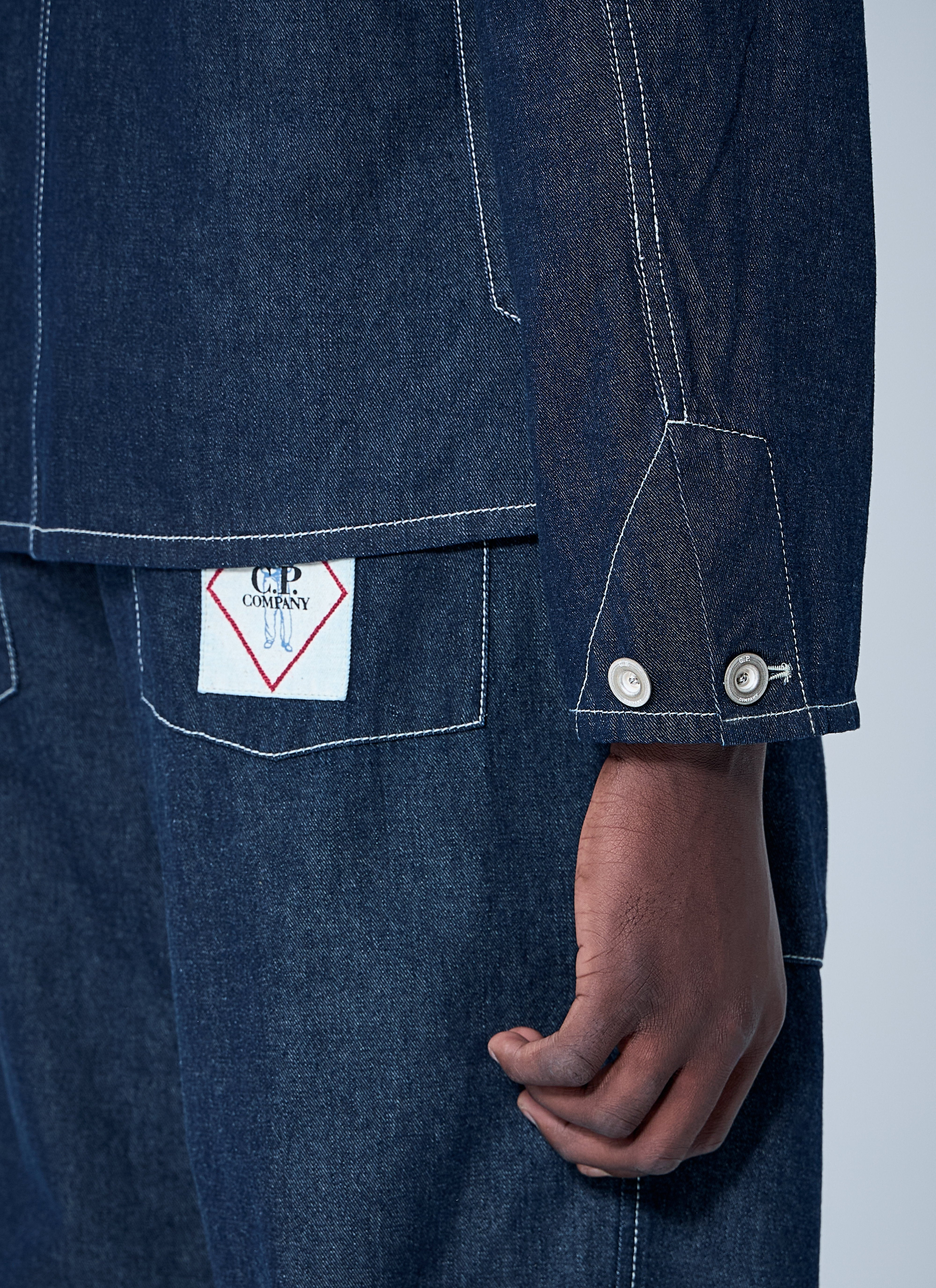 C.P. Company Men 3/1 Denim Chore Jacket - 6