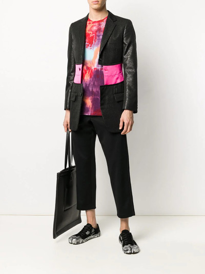 Comme des Garçons Homme Plus panelled long-length blazer outlook