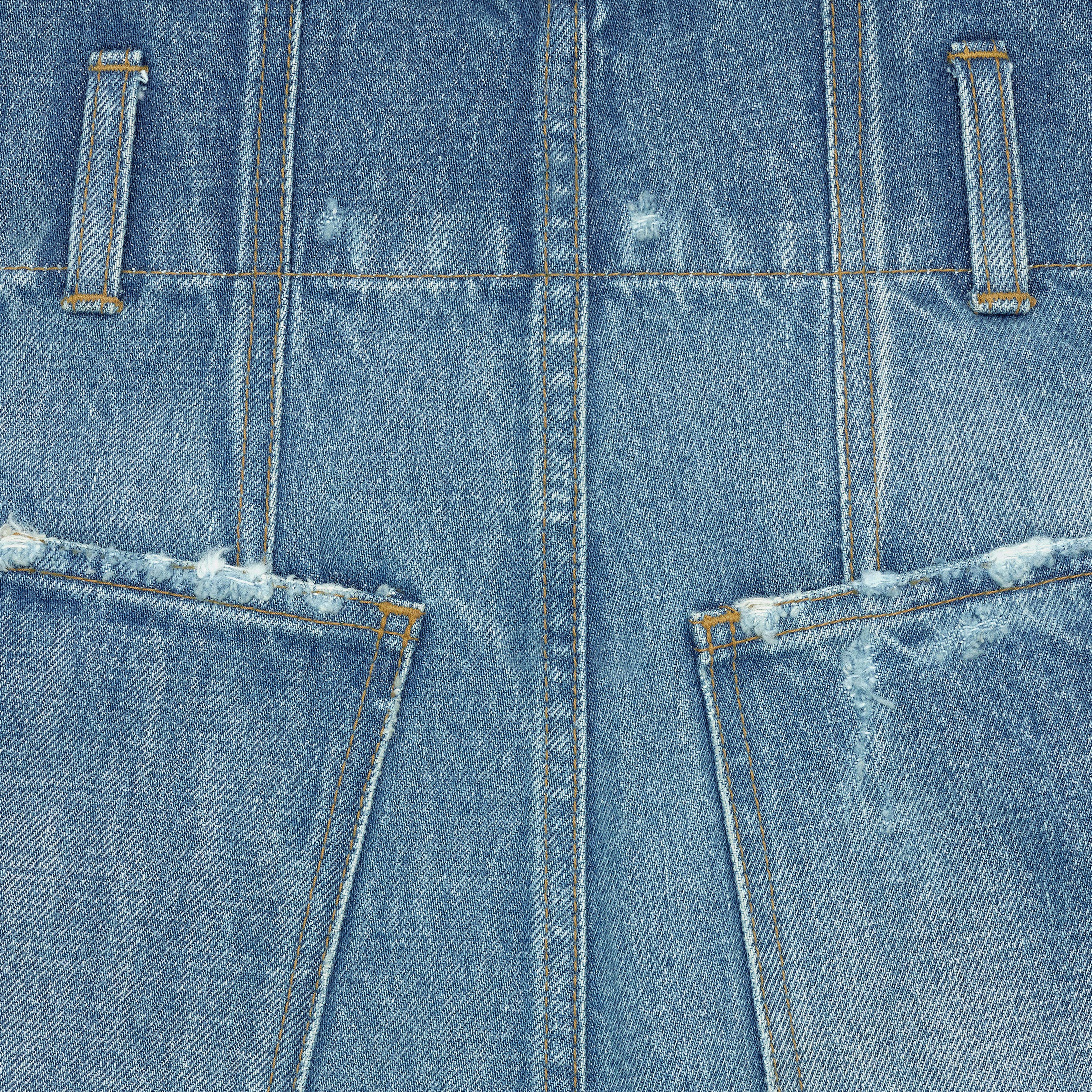 JUMBO JEANS IN FOREVER WASH DENIM - 3
