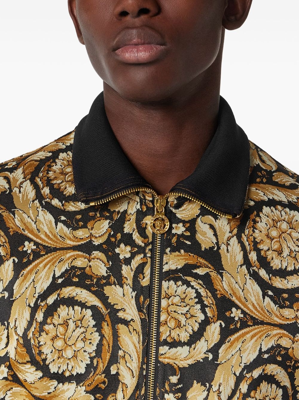 Barocco jacquard sweatshirt - 5
