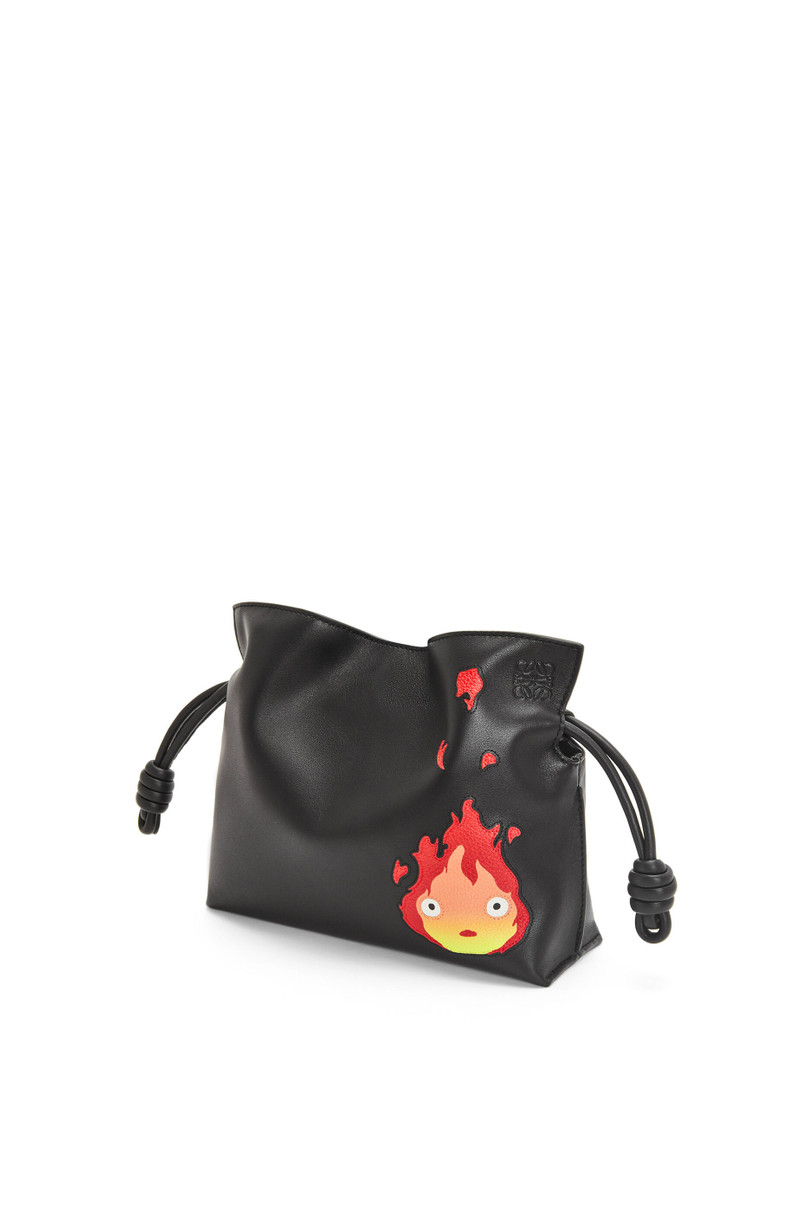 Calcifer mini Flamenco clutch in nappa calfskin 3