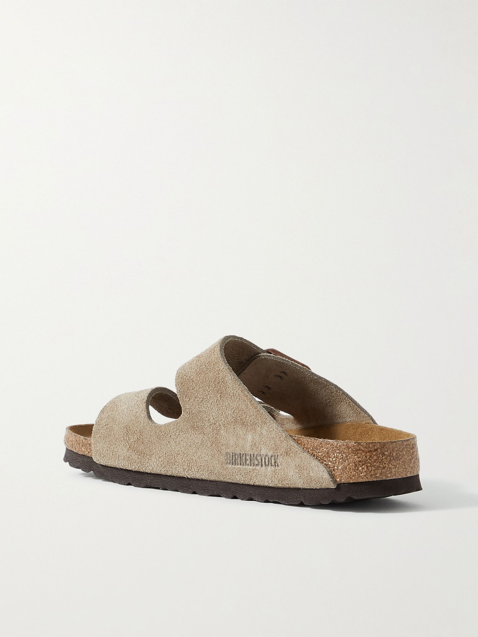 Arizona suede sandals Taupe - 3