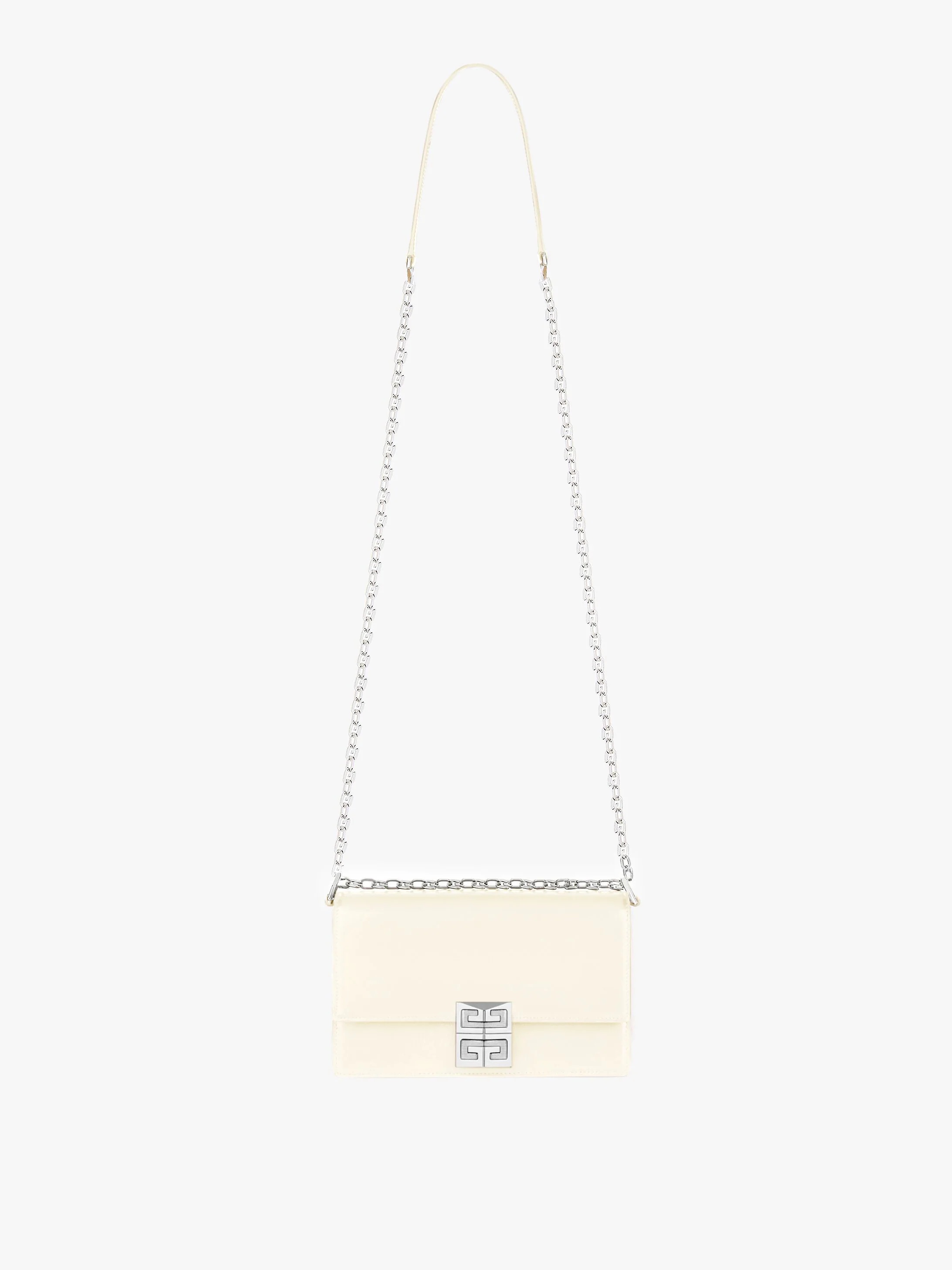 SMALL 4G BAG IN BOX LEATHER WITH CHAIN - 1