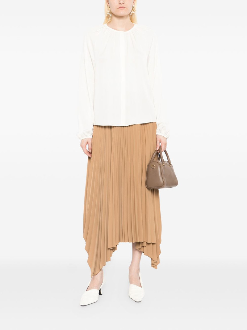 Theory pleated long-sleeveshirt outlook