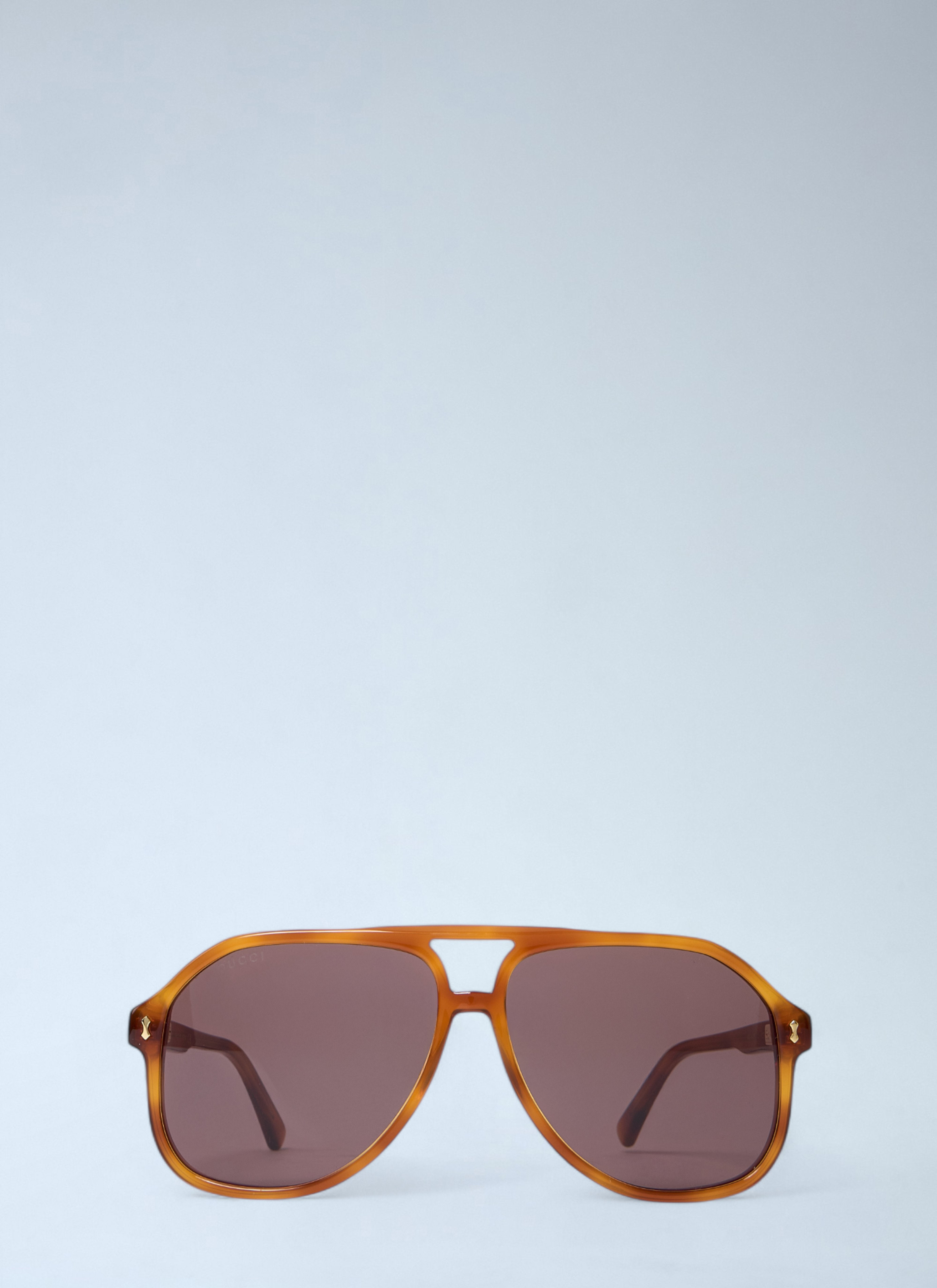 Gucci Men Aviator Tortoiseshell Sunglasses - 6