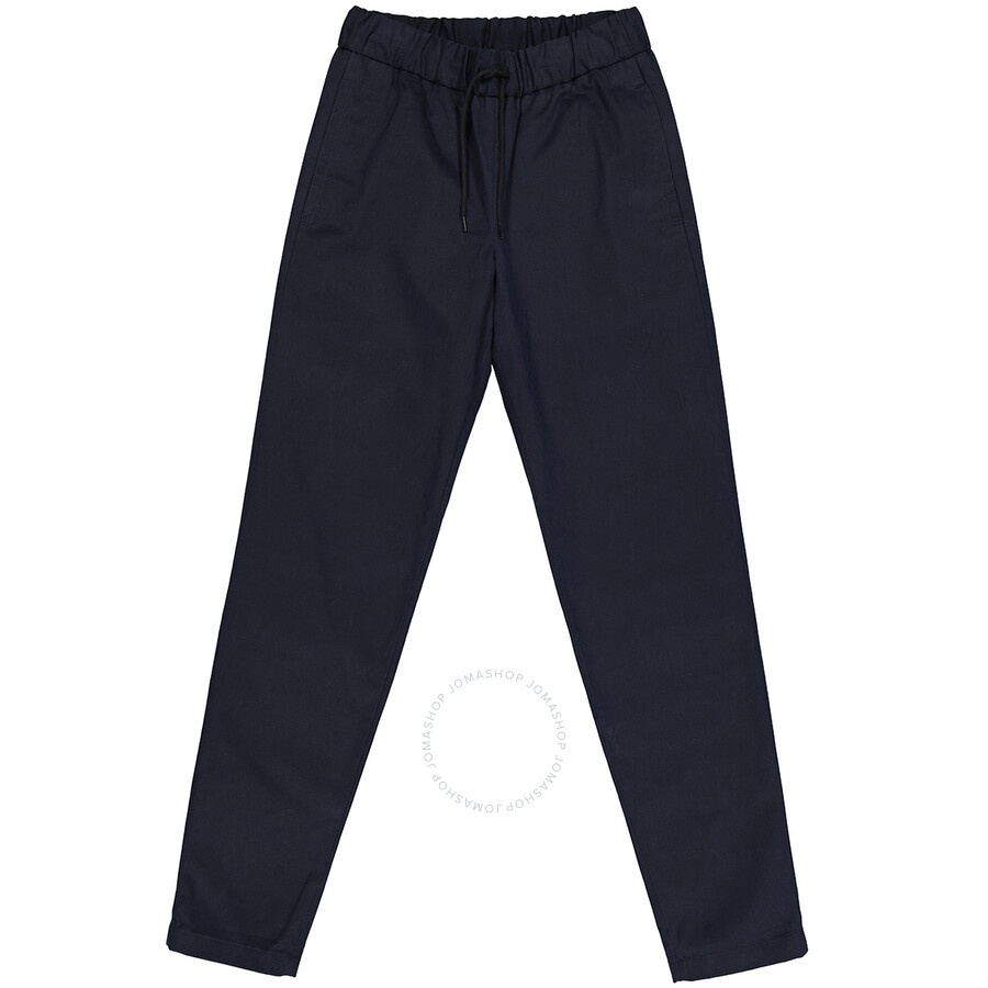 A.P.C. Men's Dark Navy Kaplan Straight-leg Trousers - 4