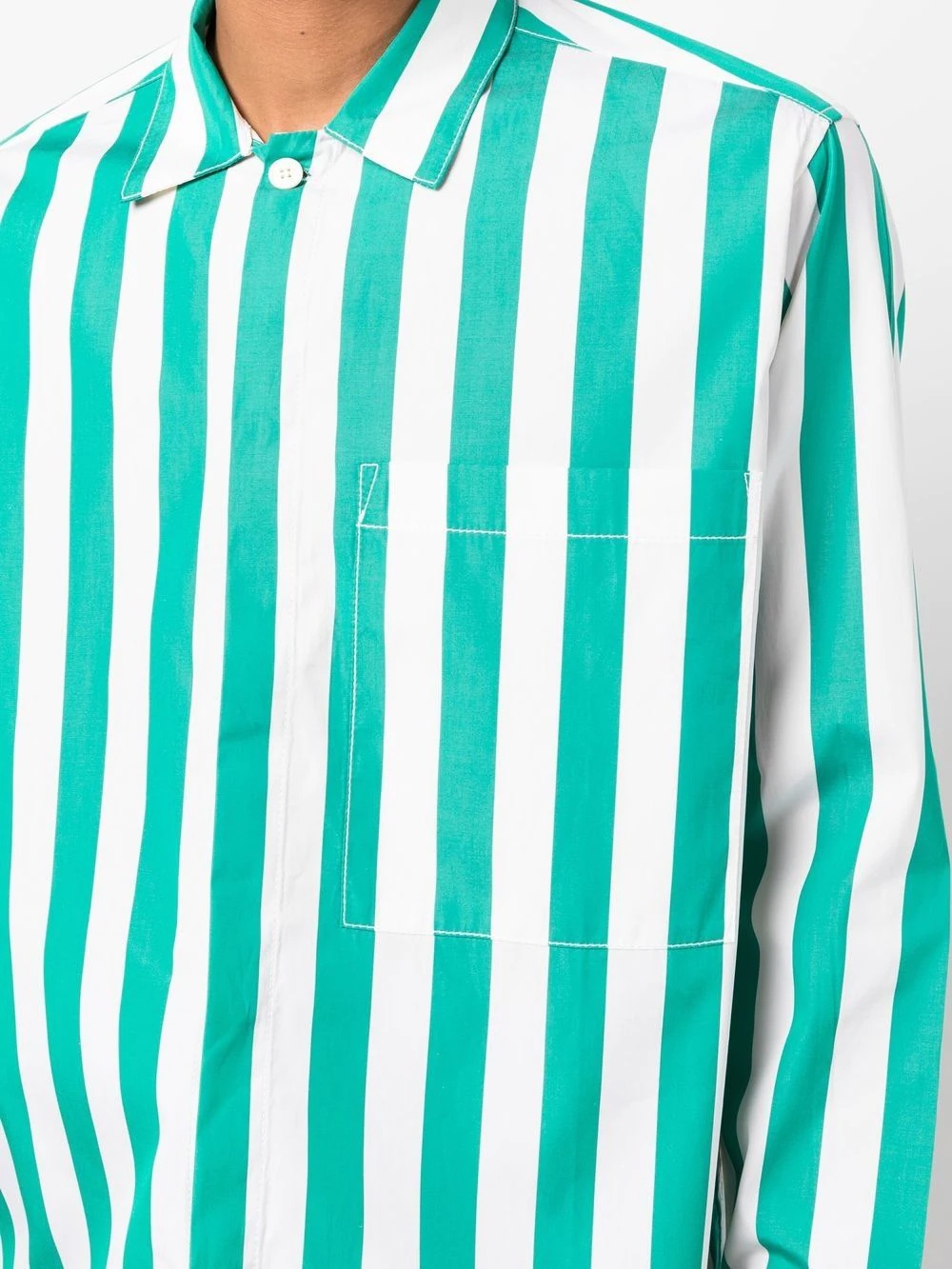 striped cotton shirt - 5