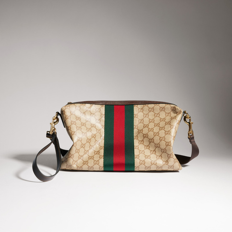 Medium GG crossbody bag with Web - 1