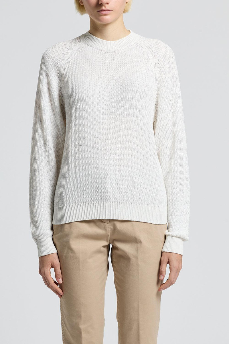 PESERICO Long Sleeve Crew Neck Sweater outlook