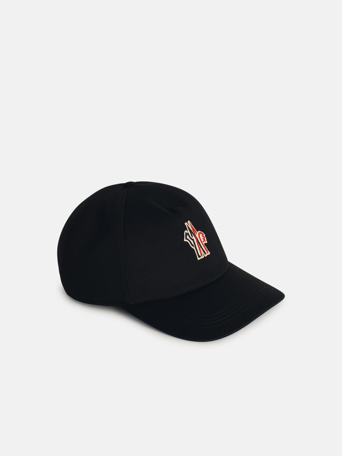 BLACK COTTON CAP - 2