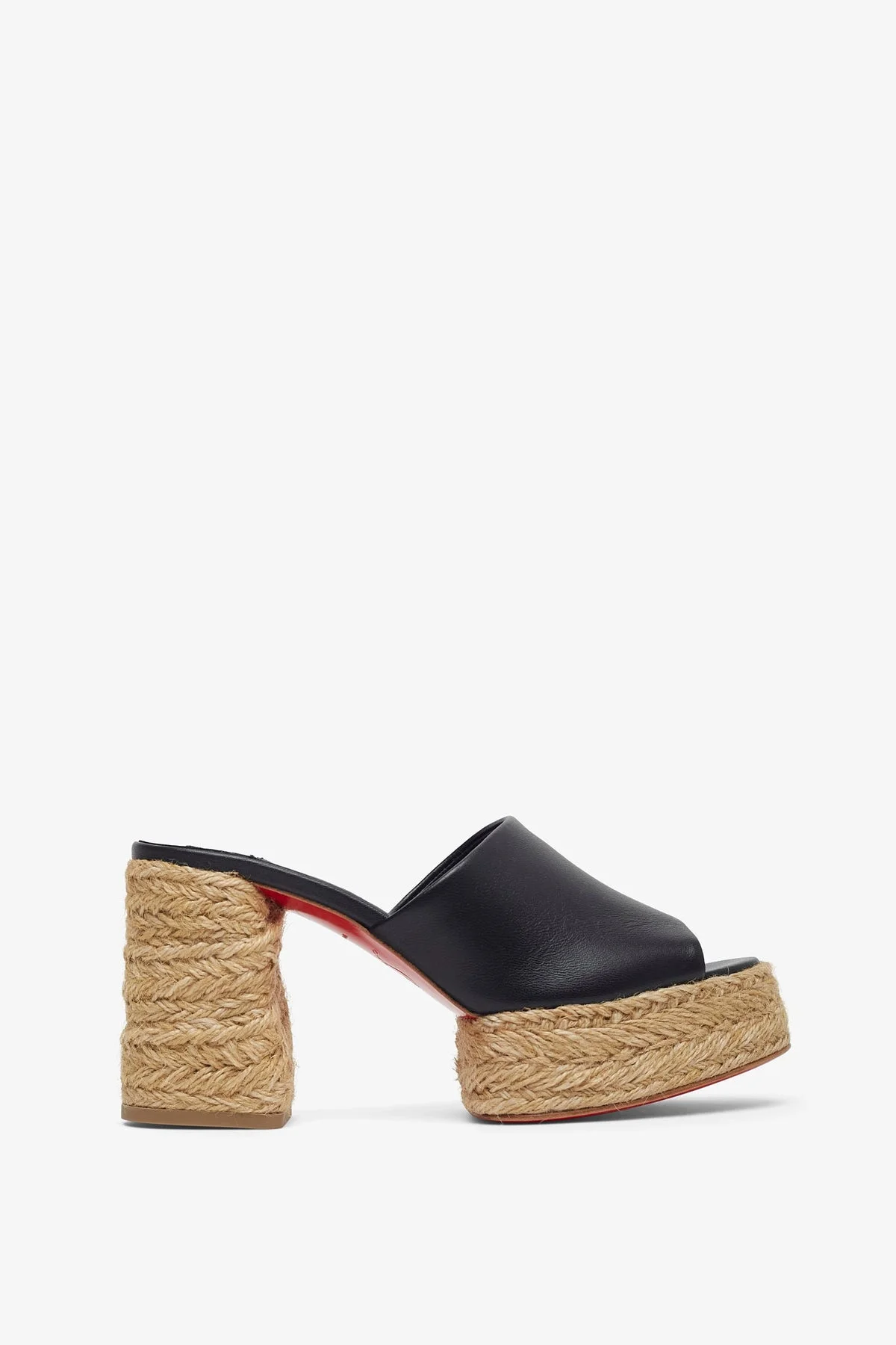 Calakala 85 black leather espadrilles - 1