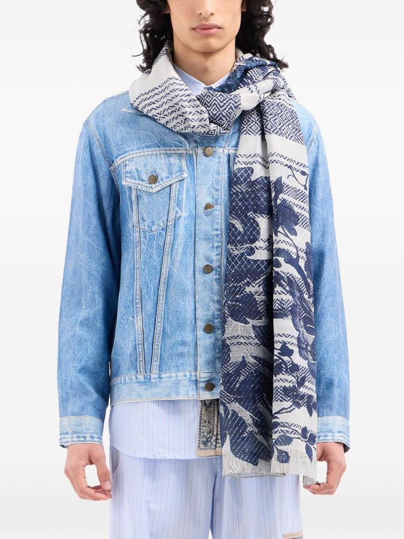 Hawnbci floral-print scarf 3