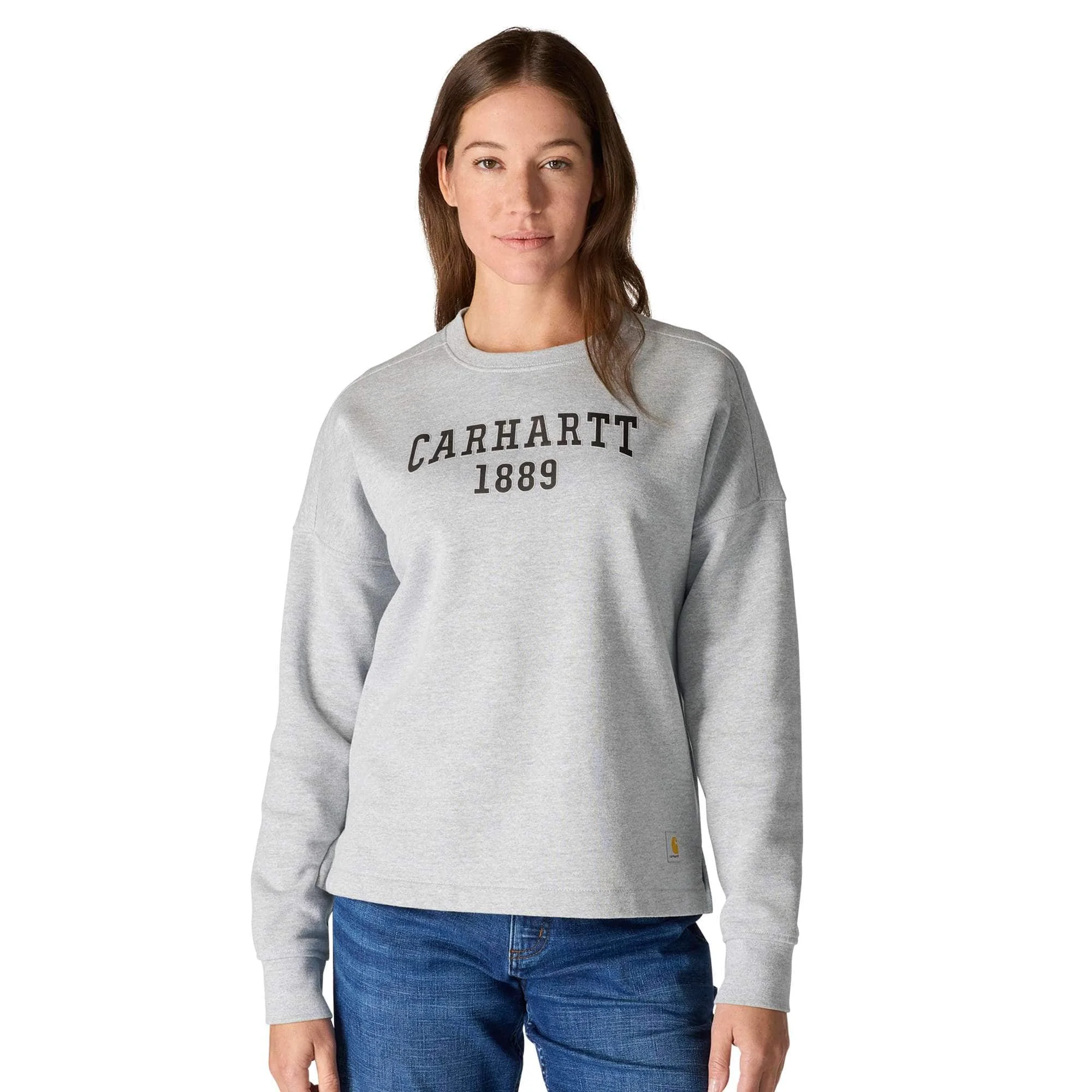 Women's Loose Fit Midweight Carhartt Graphic Sweatshirt - 1