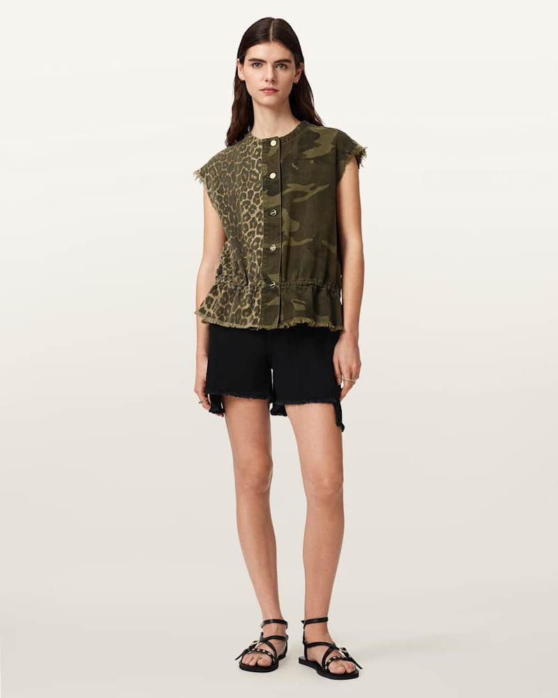 SOFI CAMO LEOPARD PRINT VEST 4