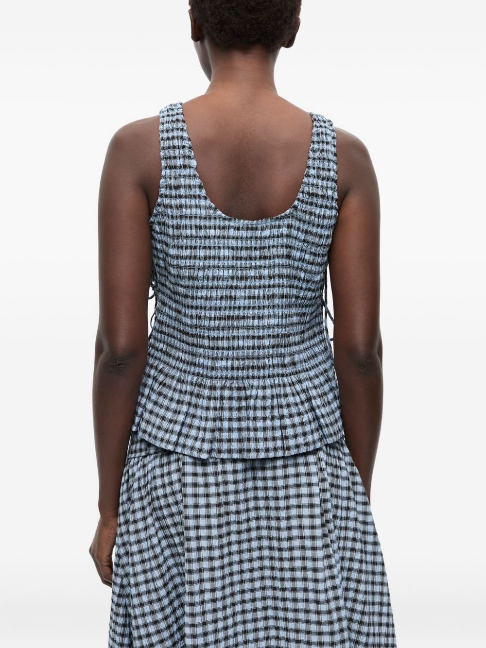 checkered top - 4
