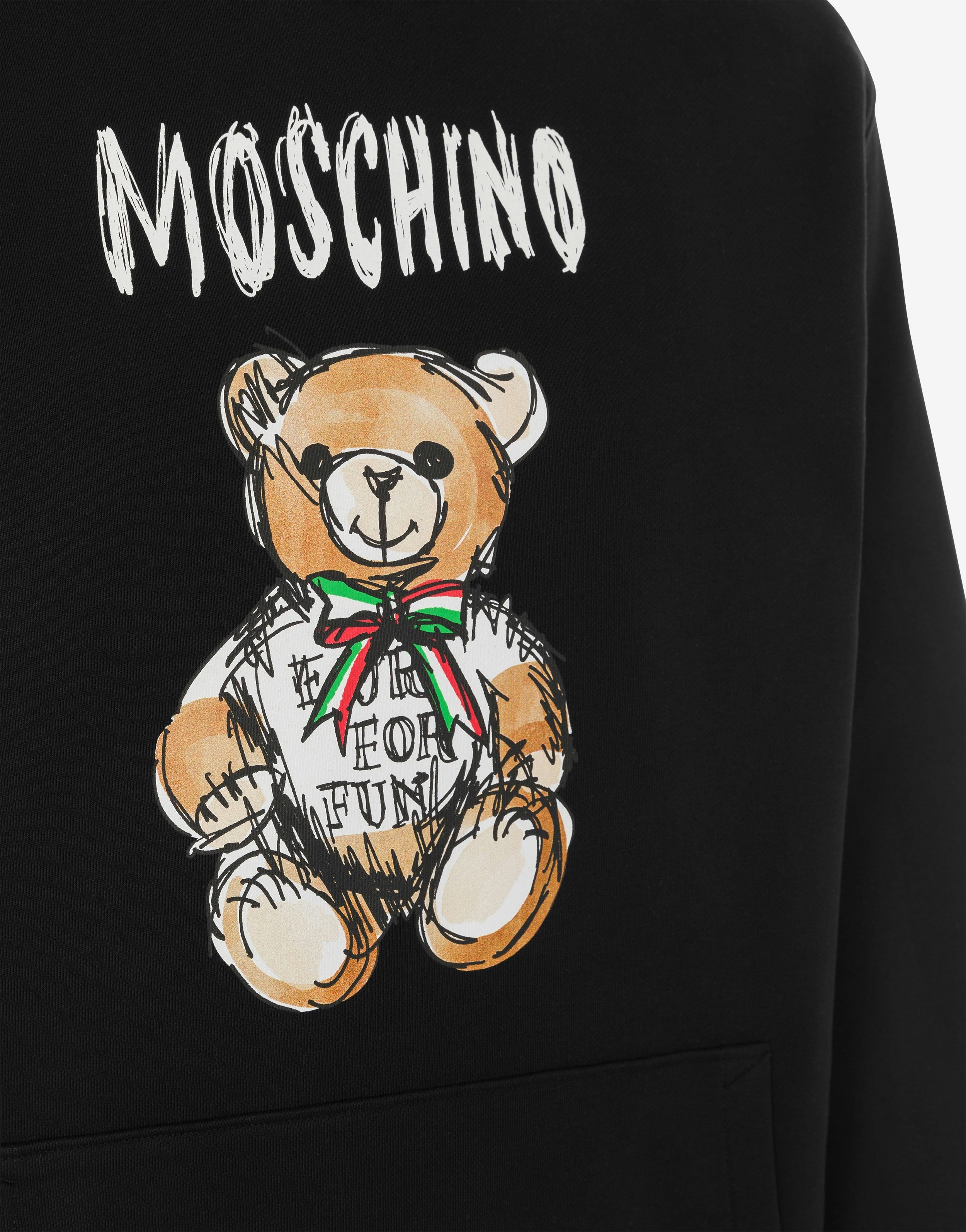 DRAWN TEDDY BEAR HOODIE - 3