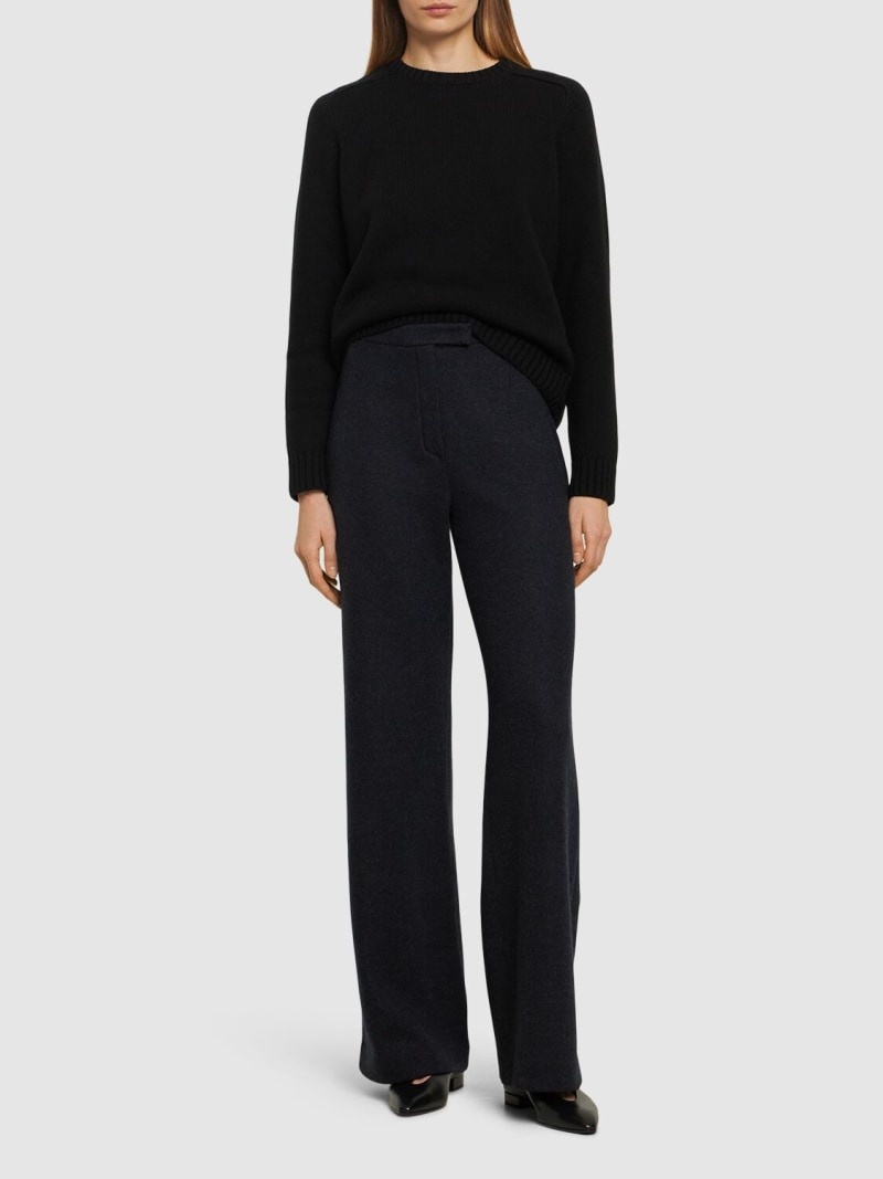 Robin high rise cashmere straight pants - 2