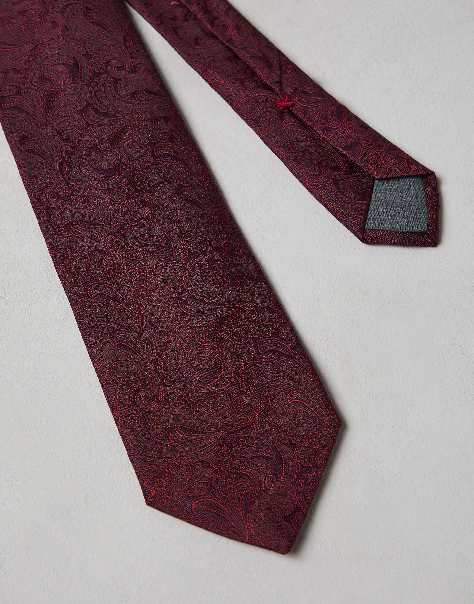 Paisley silk tie - 2