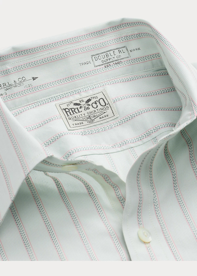 Slim Fit Striped Dobby Shirt 7