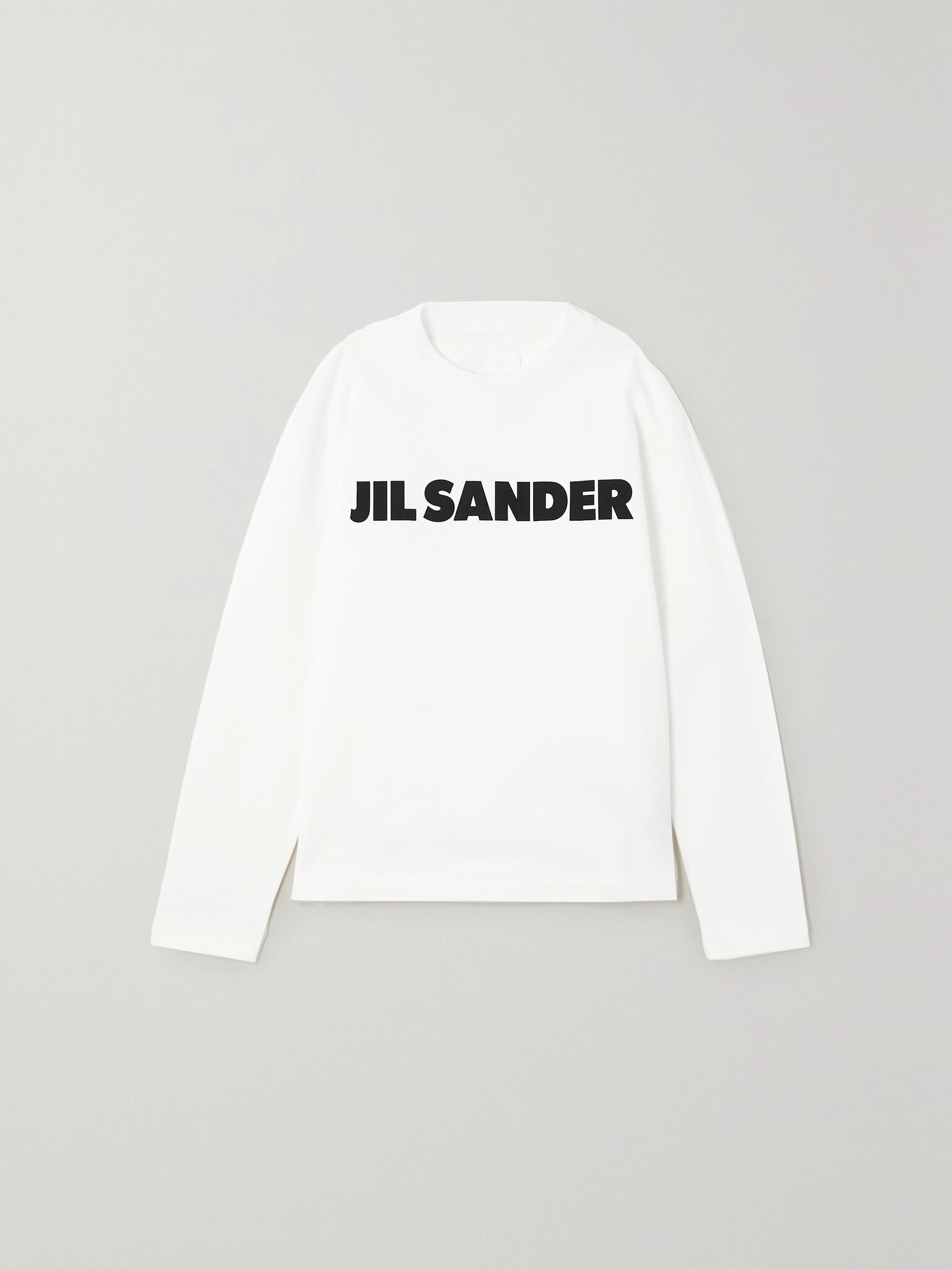 Printed cotton-jersey sweatshirt White - 1