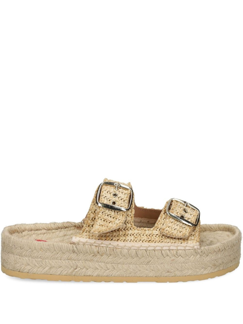 double-buckle espadrilles 1