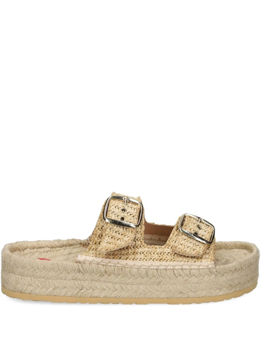double-buckle espadrilles - 1