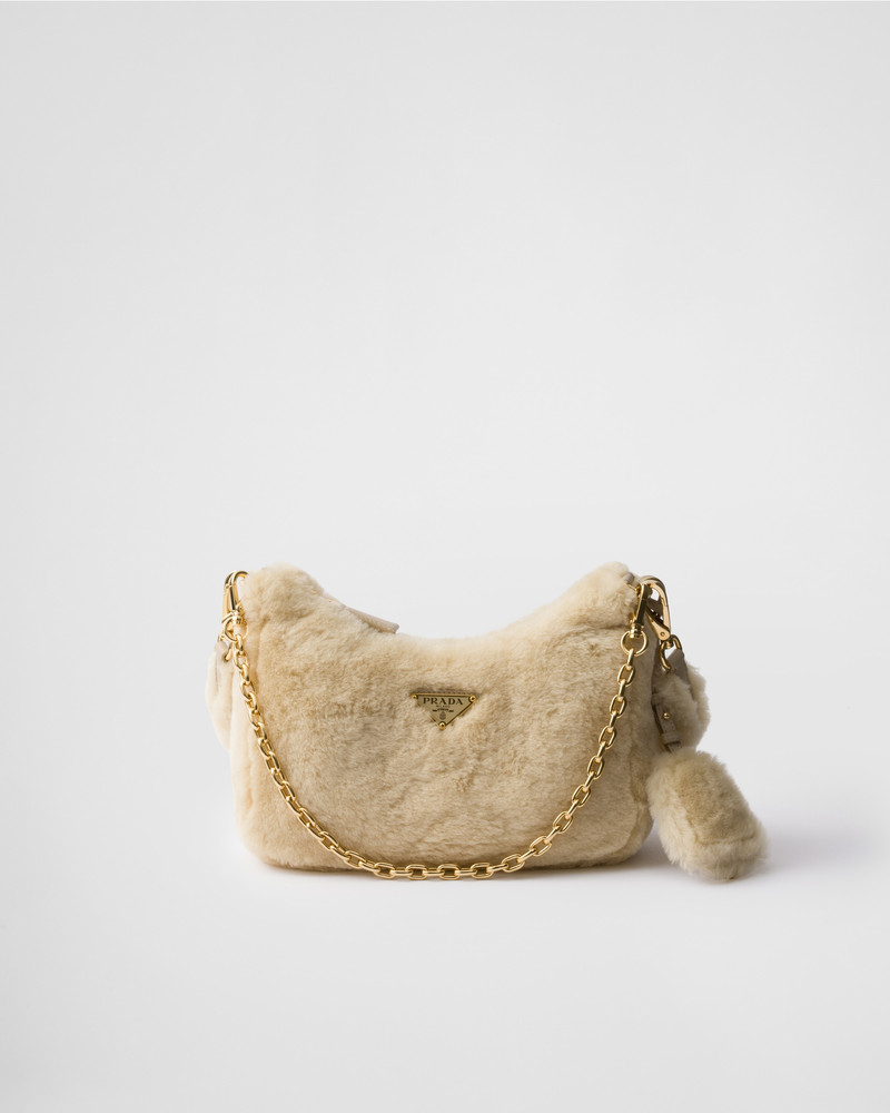 Prada Re-Edition shearling mini-bag 1