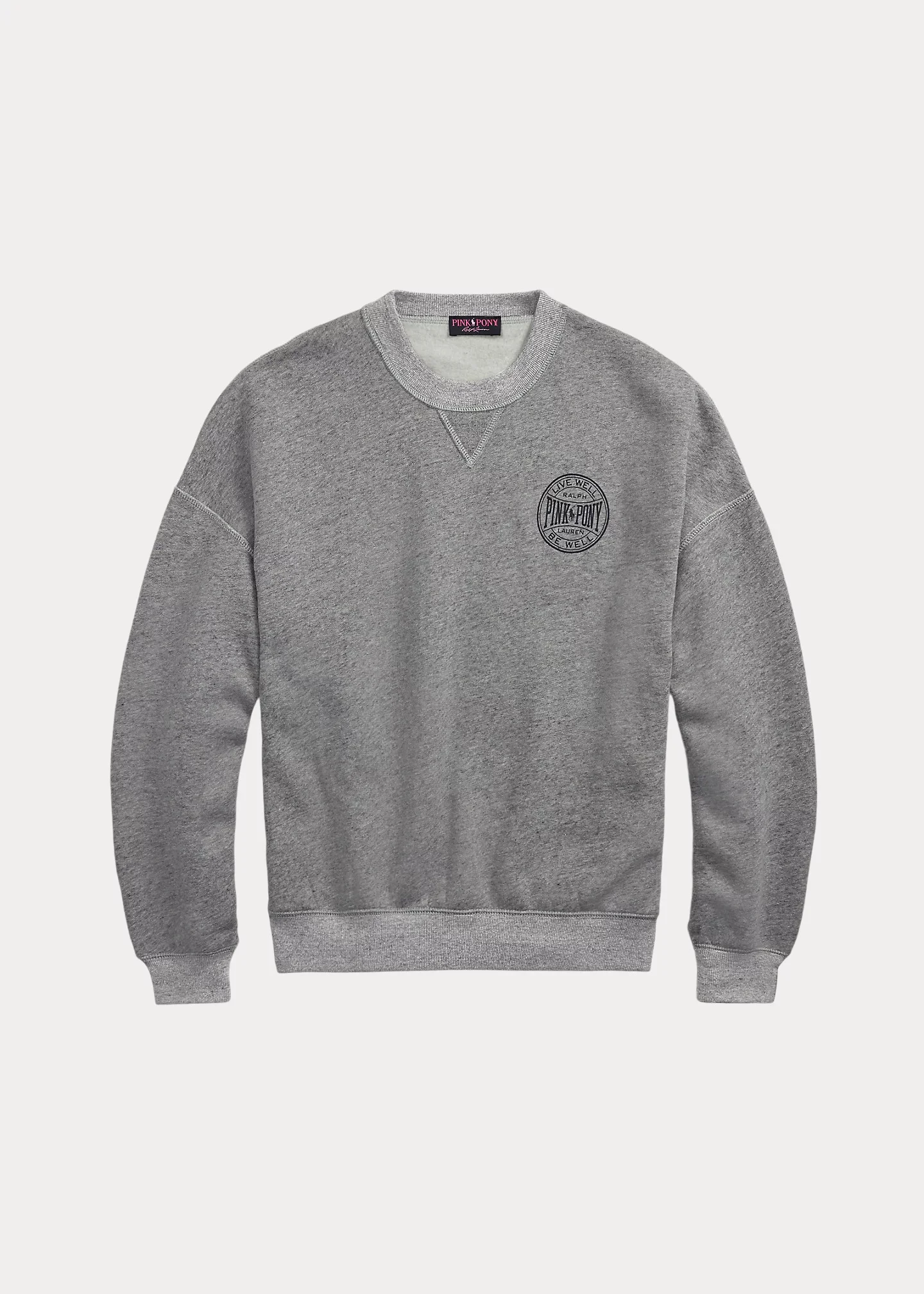 Pink Pony Logo Fleece Crewneck - 1